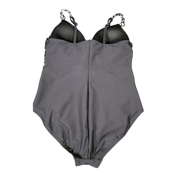 Magicsuit Pebble Print Saki One Piece Swimsuit Wire-Free Adjustable Straps Sz 16 - Picture 8 of 11